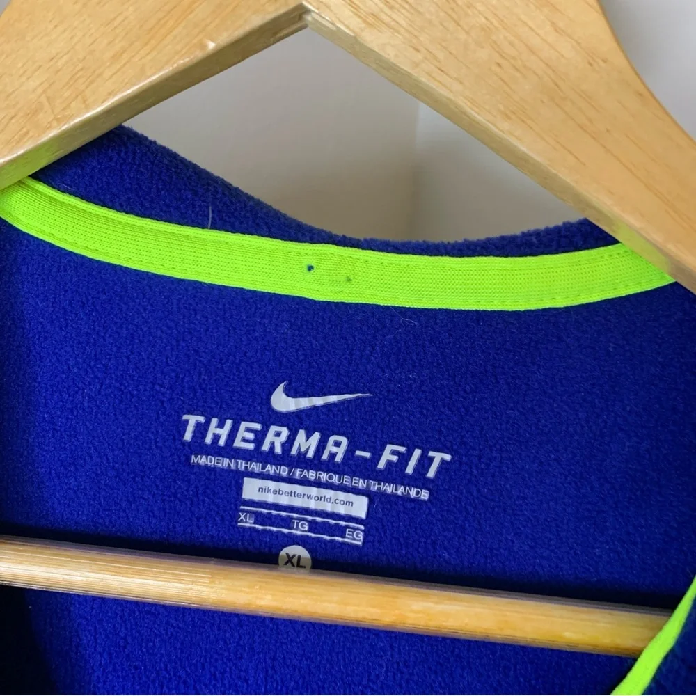 Nike Therma Fit All Time Fleece Full Zip Hoodie 548805-060 Blue Women’s XL